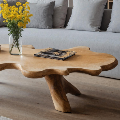 Handcrafted Low Table For Artisan Living Room SILDTTRCF026