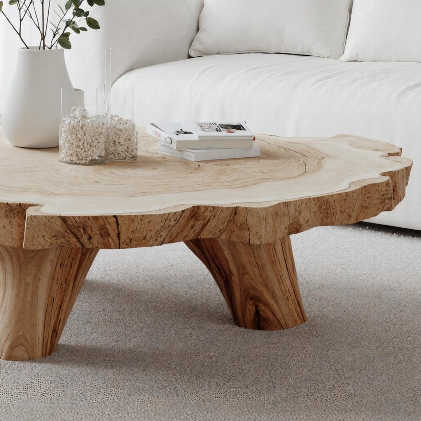 Handcrafted Coffee Table For Rustic Room Aesthetic SILDTTRCF003