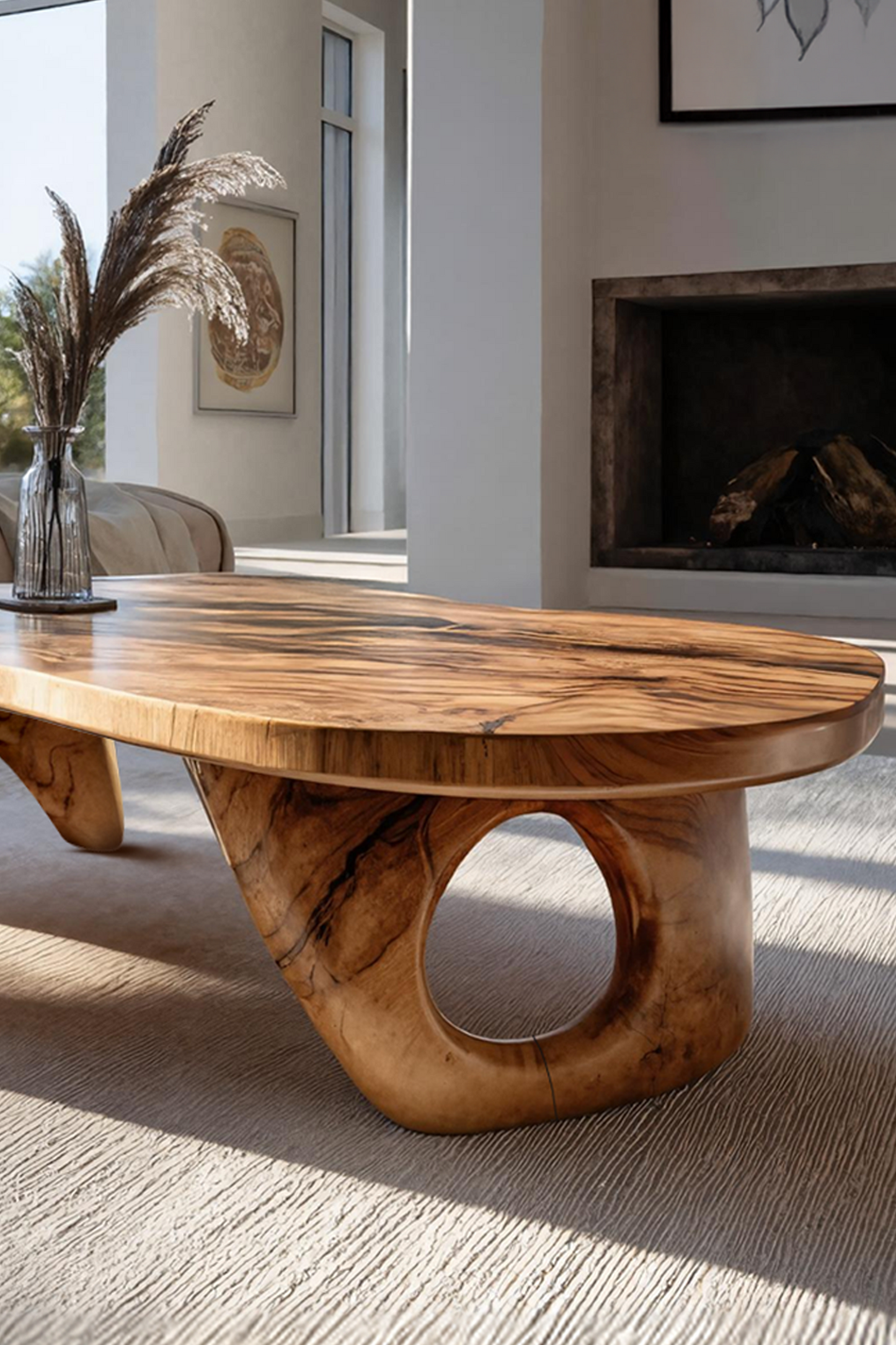 Farmhouse Live Edge Coffee Table For Entryway Design Space SILDTTRCF028