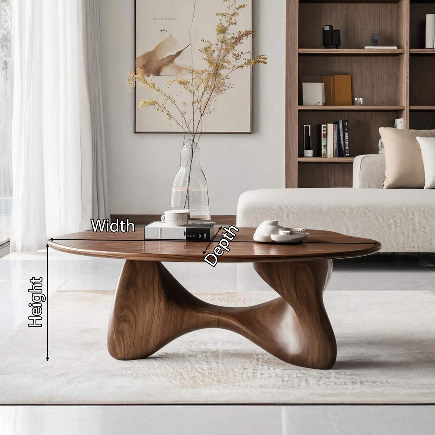 Farmhouse Low Table For Natural Home Furnishing SILDTTNCF001