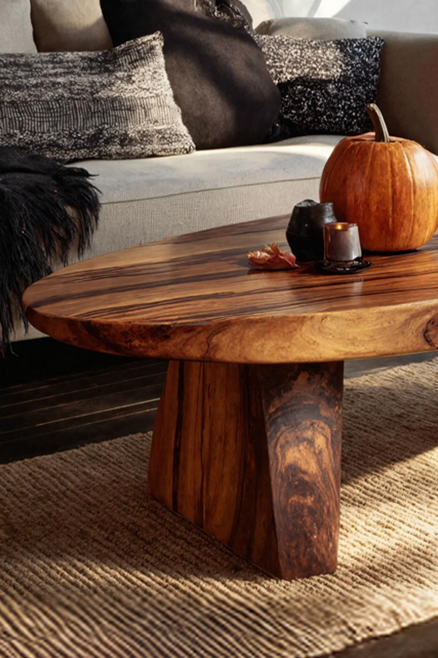 Farmhouse Wooden Live Edge Coffee Table Furniture Decor Witchy Touch SILDTTNHCF019
