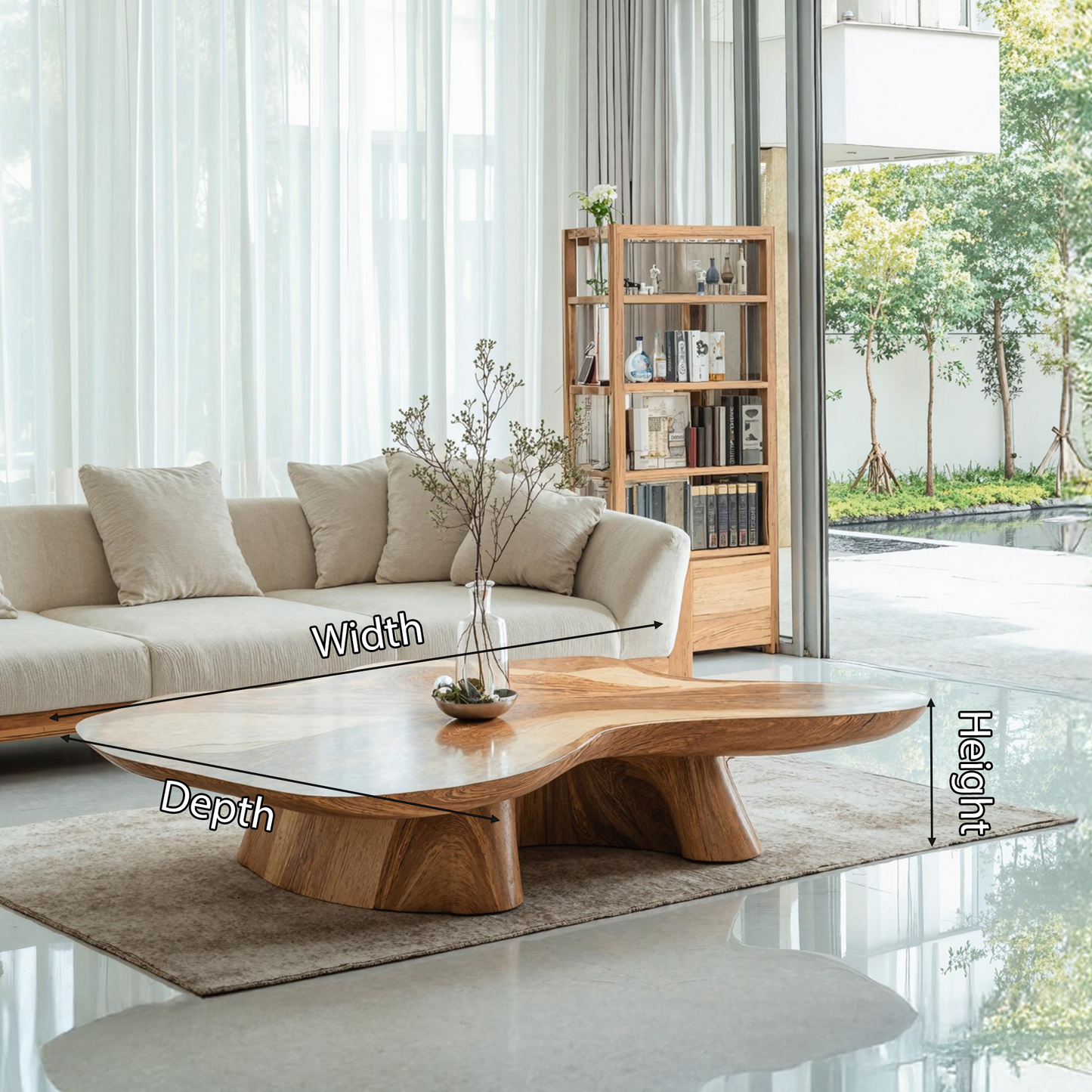 Farmhouse Wood Table For Stylish Furniture Decor SILDTTNCF027