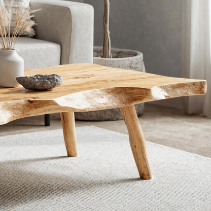 Farmhouse Wooden Coffee Table For Furniture Decor SILDTCF135