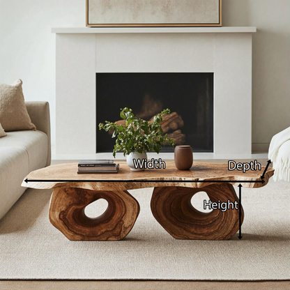 Antique Wood Coffee Table For Vintage Home Interiors SILDTCF099