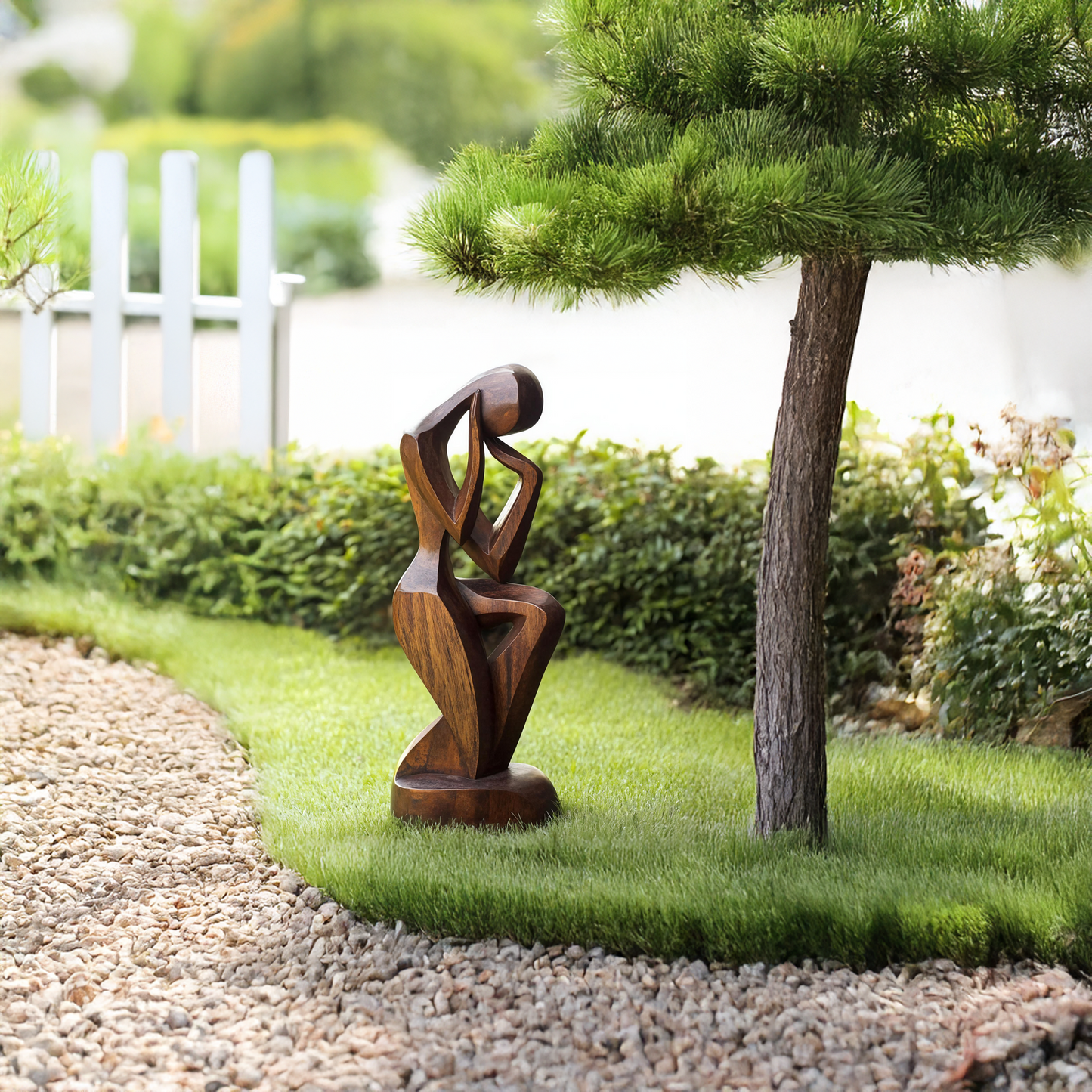 Farmhouse 3D Wood Art For Garden Accent Statement Piece