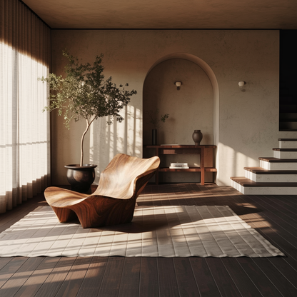 Farmhouse Accent Chair For Outdoor Seating Area