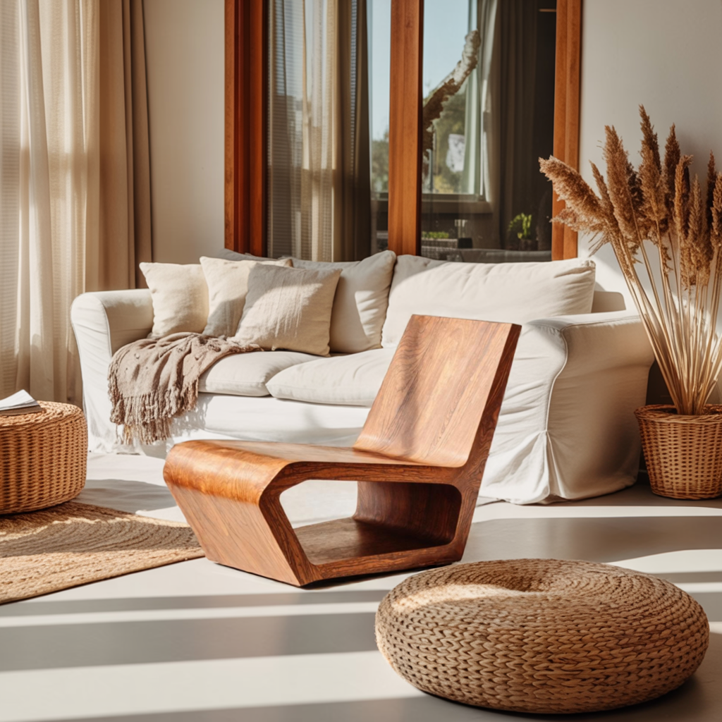 Handcrafted Accent Chair For Bedroom Decor