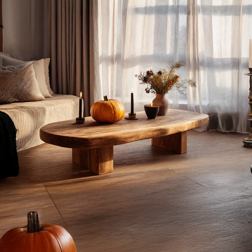 Handcrafted Live Edge Coffee Table Furniture Decor Trick Or Treat SILDTTNHCF034