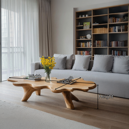 Handcrafted Low Table For Artisan Living Room SILDTTRCF026