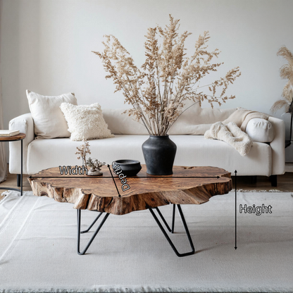 Handcrafted Coffee Table For Unique Living Room SILDTTRCF011