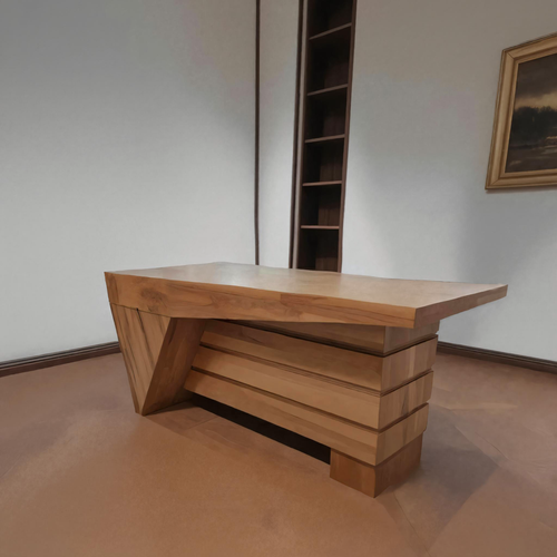 Contemporary Desk Table With Clean Lines For Home Office