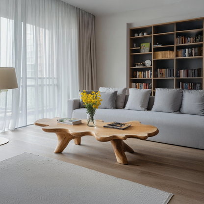 Handcrafted Low Table For Artisan Living Room SILDTTRCF026