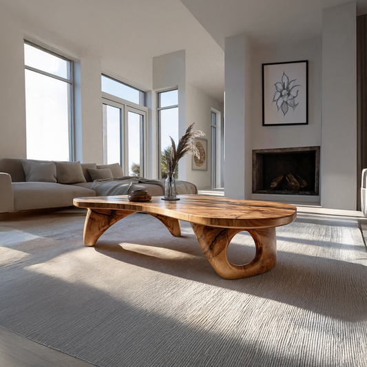 Farmhouse Live Edge Coffee Table For Entryway Design Space SILDTTRCF028