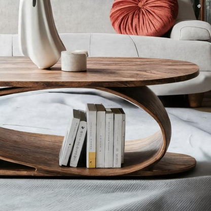 Farmhouse Solid Wood Coffee Table For Living Room Halloween Furniture SILDTTNHCF002