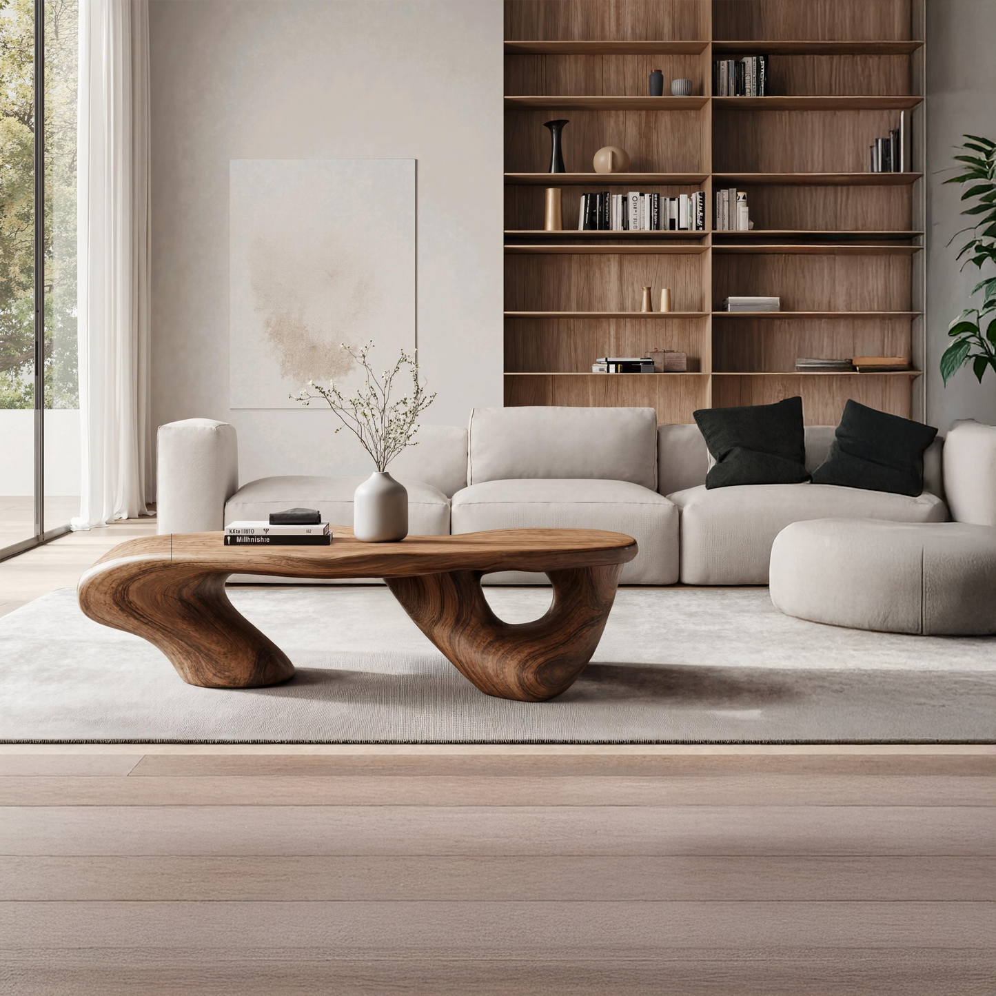 Handcrafted Low Table For Functional Room Setup SILDTTRCF015