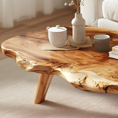 Functional Vintage Natural Wood Coffee Table For Stylish Living Rooms SILDTCF125