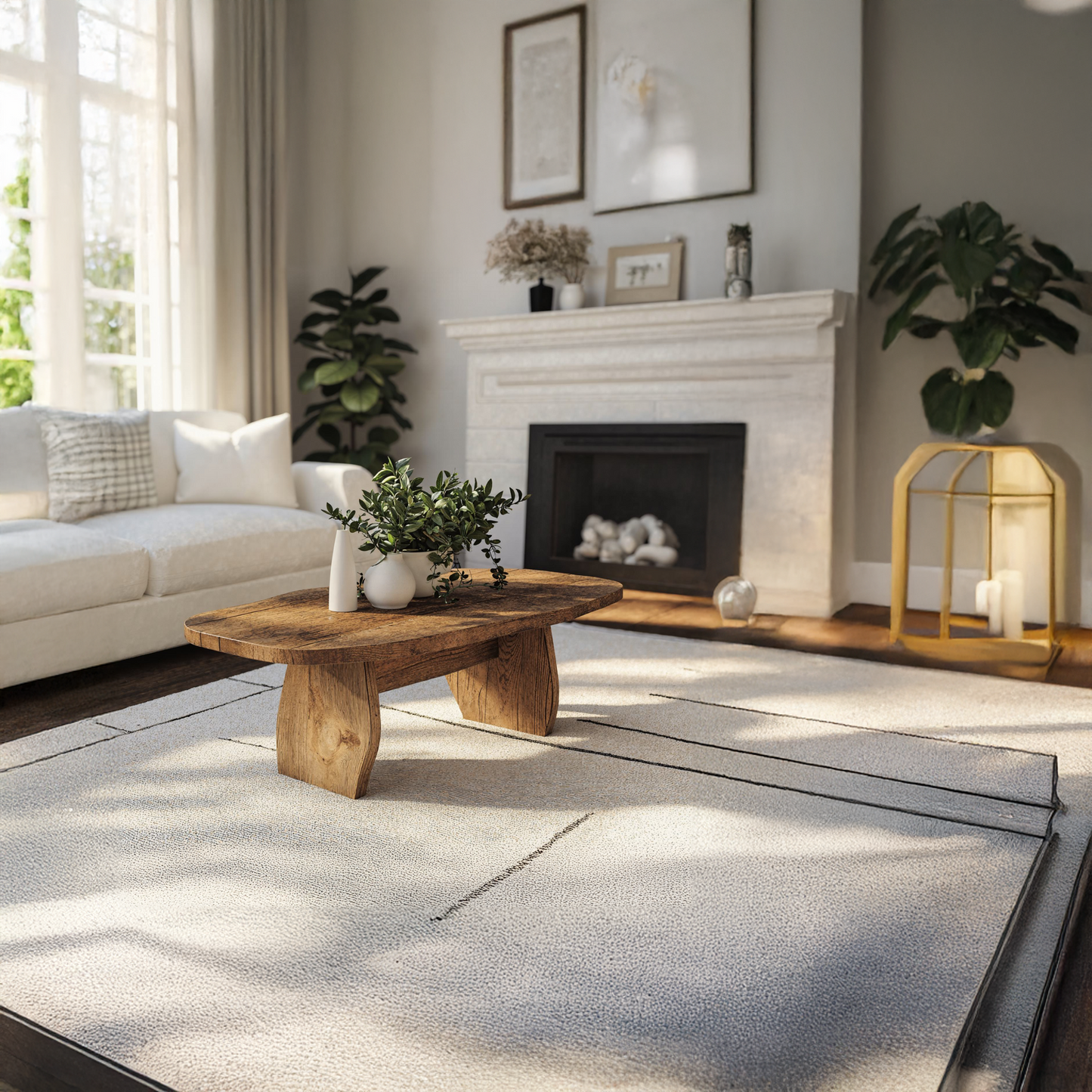 Handcrafted Coffee Table Rustic Coffee Table SILDTCF045