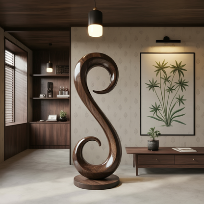 Handcrafted Organic Contemporary Landscape Sculpture For Home Decor