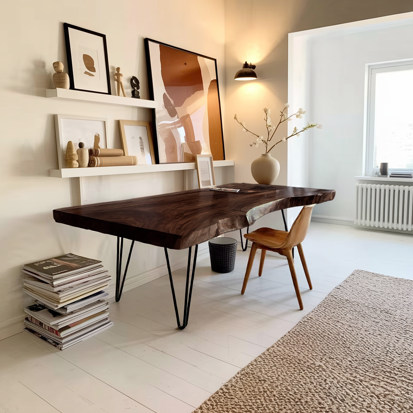 Farmhouse Wooden Tabletop For Rustic Home Decor