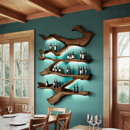 Farmhouse Wine Holder For Furniture Wine Rack Display