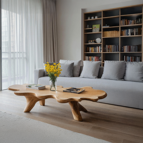 Handcrafted Low Table For Artisan Living Room SILDTTRCF026