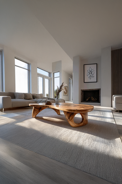 Farmhouse Live Edge Coffee Table For Entryway Design Space SILDTTRCF028