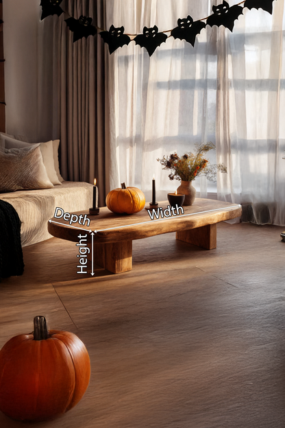 Handcrafted Live Edge Coffee Table Furniture Decor Trick Or Treat SILDTTNHCF034