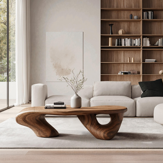 Handcrafted Low Table For Functional Room Setup SILDTTRCF015