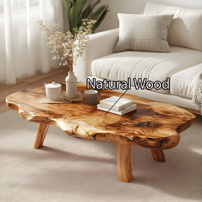 Functional Vintage Natural Wood Coffee Table For Stylish Living Rooms SILDTCF125