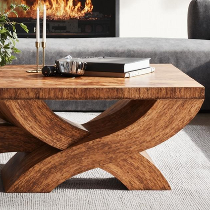 Handcrafted Coffee Table For Warm Wood Ambience SILDTTNCF021