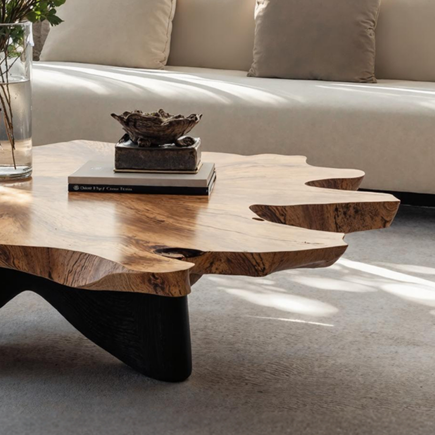 Farmhouse Solid Wood Table For Cozy Living Room SILDTTNCF009