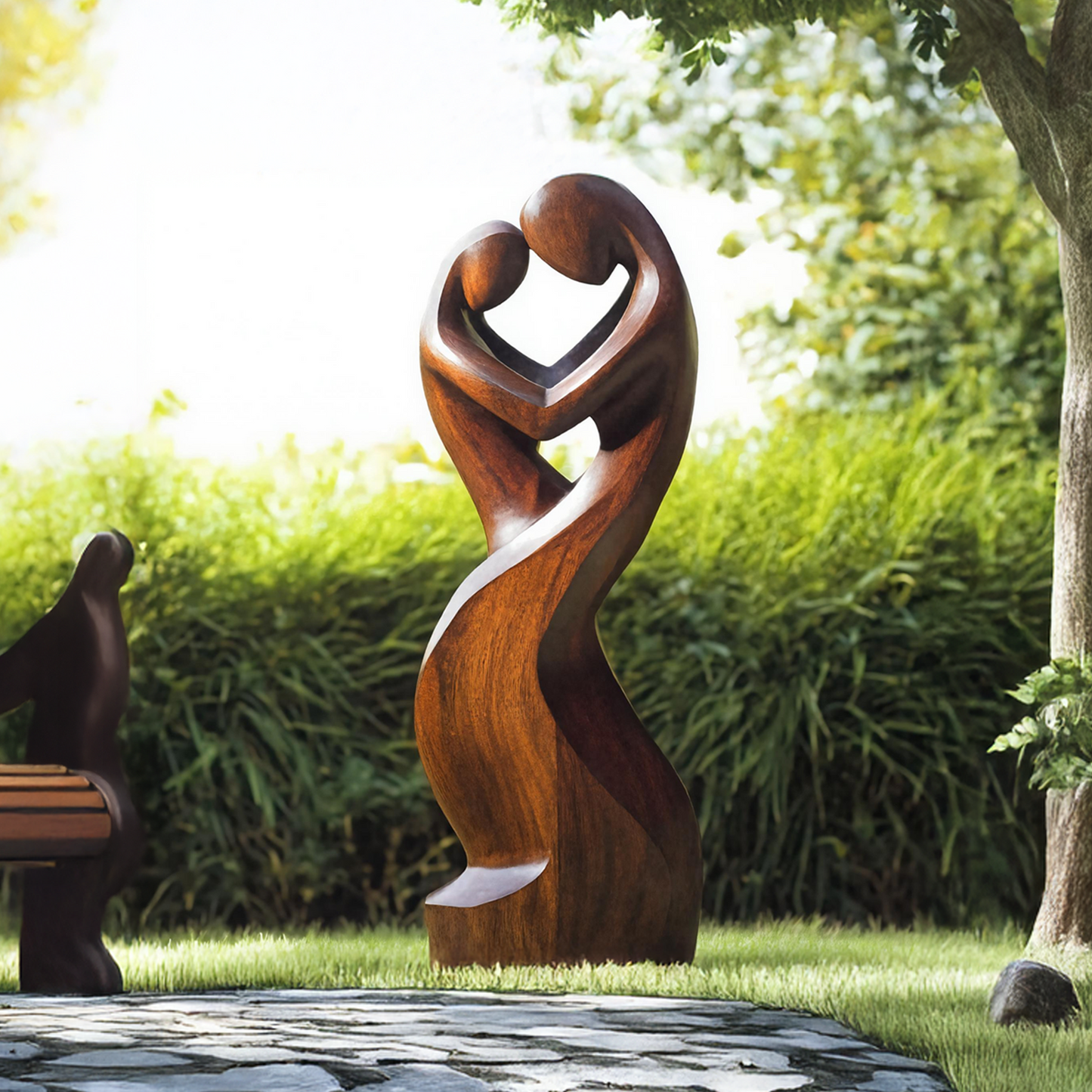 Handcrafted Abstract Sculpture For Furniture Wall Decor